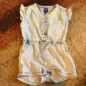 Gap girls denim romper